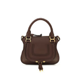 Chloé Marcie small double carry bag in Crafty Brown, product image 1