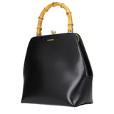 Jil Sander black leather handbag F86728