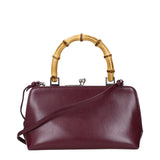 Jil Sander red leather handbag F87160