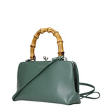 Jil Sander green leather handbag F87160