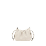 Beige Calf Leather Bos Taurus Shoulder Bag