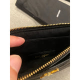 Saint Laurent Cassandre leather clutch bag