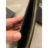 Saint Laurent Cassandre leather clutch bag