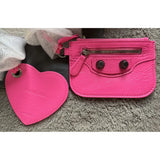 BALENCIAGA XS Le Cagole Lambskin Leather Shoulder Bag