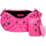 BALENCIAGA XS Le Cagole Lambskin Leather Shoulder Bag